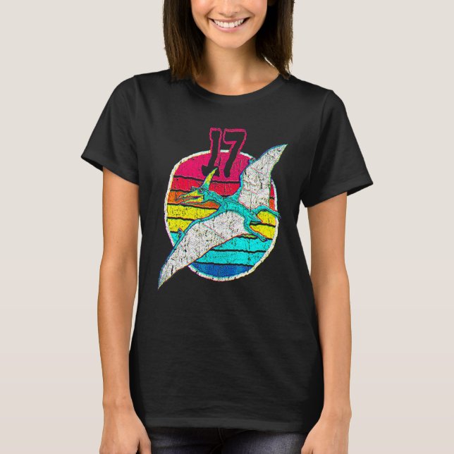 Camiseta 17th Birthday I Pterodactylus I Family Matching (Anverso)