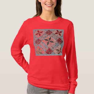 Camiseta 1800sq, edredón de la antigüedad de la estrella de