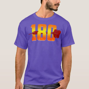 Camiseta 180 Darting y Darts Vintage Funny Dart Player