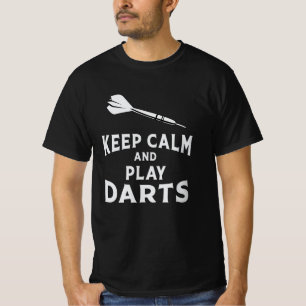 Camiseta 180 Darts Dart Dartboard Mantén Calma Idea De Reg