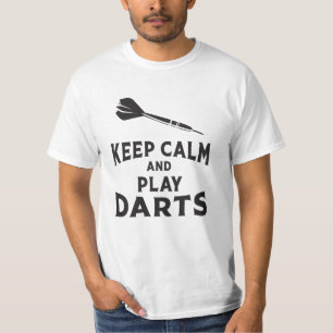 Camiseta 180 Darts Dart Dartboard Mantén el juego tranquilo