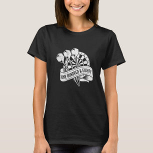 Camiseta 180 en Dart 180 Darts Flight 180 dardos P