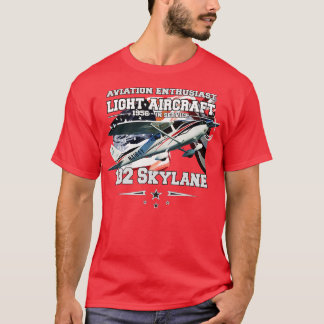 Camiseta 182 Aeronaves de uso general Skylane Light