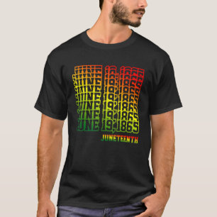 Camiseta 1865: Apoyado el mes retro de la historia negra