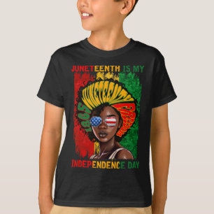 Camiseta 1865 Es Mi Día de la Independencia Bandera African