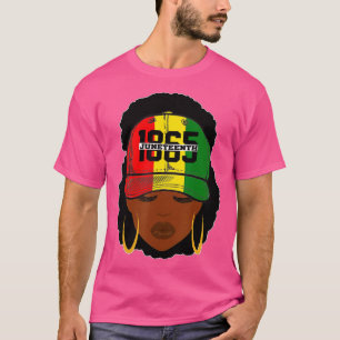 Camiseta 1865 Juneteenth Celebrate African American Freedom