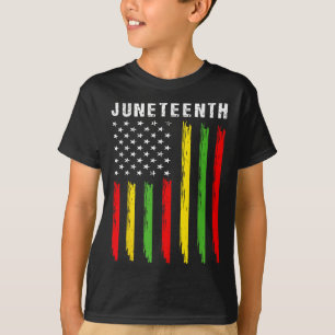 Camiseta 1865 Noviembre Historia Negra Bandera Americana Áf