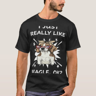 Camiseta 187 Me Gusta Realmente Beagle