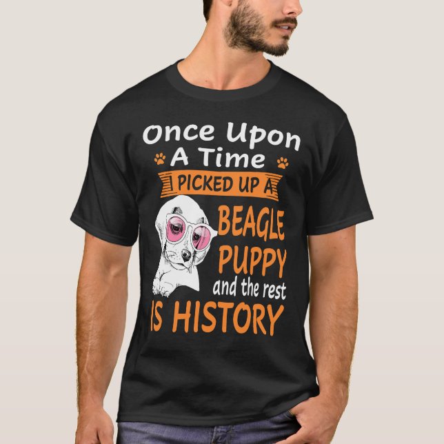 Camiseta 187 Una Vez Cachorro Beagle (Anverso)