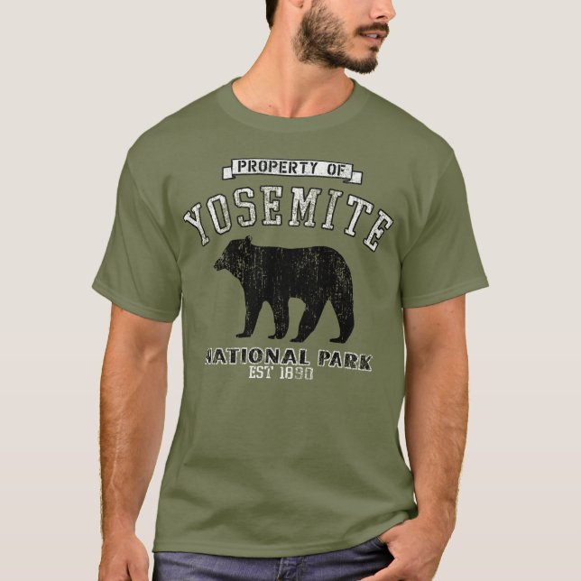 Camiseta 1890 del parque nacional de Yosemite (Anverso)