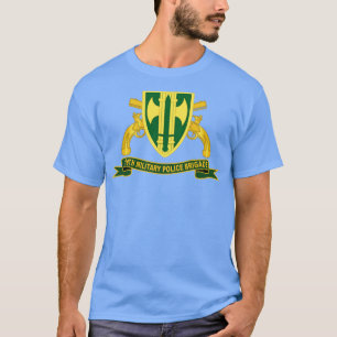 Camiseta 18.ª brigada de la policía militar con Br Ribbon