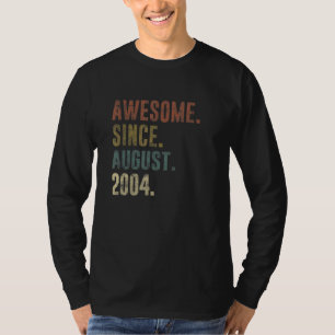 Camiseta 18.ª cosecha de cumpleaños impresionante desde ago
