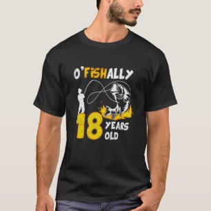 Camiseta 18.ª Pesca De Cumpleaños 1975 Vintage Fisherman An