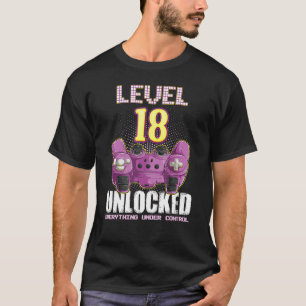 Camiseta 18.º Chica de Jugadores de Cumpleaños Nivel 1 de 1