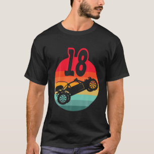 Camiseta 18.º Cumpleaños I Juego De Carreras En Control Rem
