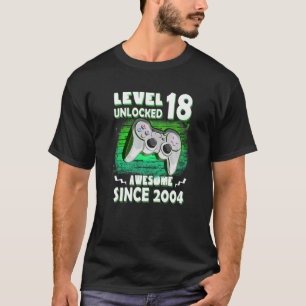 Camiseta 18.º nivel de cumpleaños 18 desbloqueado desde 200