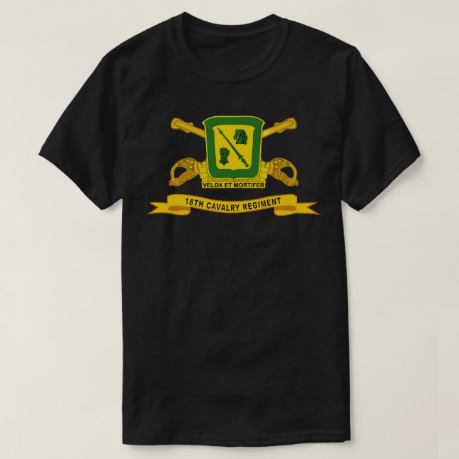 Camiseta 18.º Regimiento de Caballería con Cinta Br (Diseño del anverso)