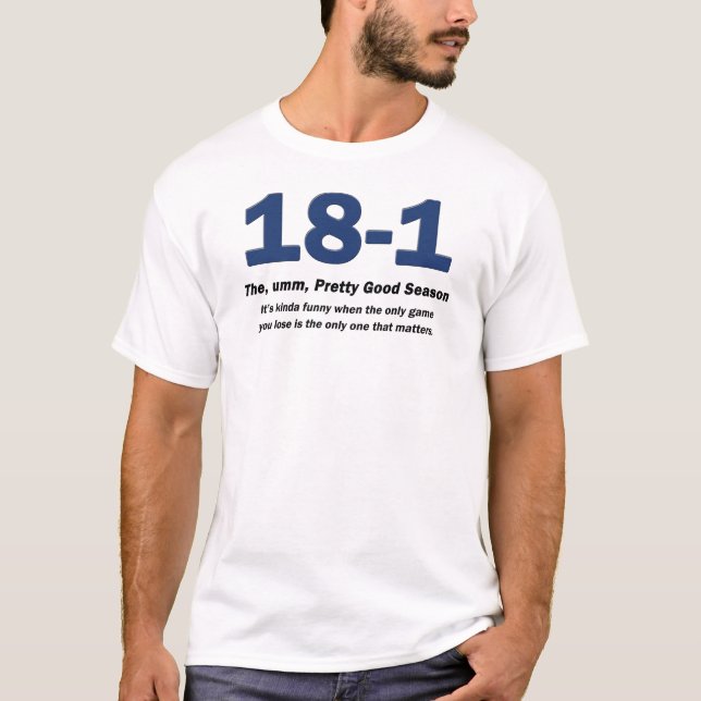 Camiseta 18-1 divertido (Anverso)