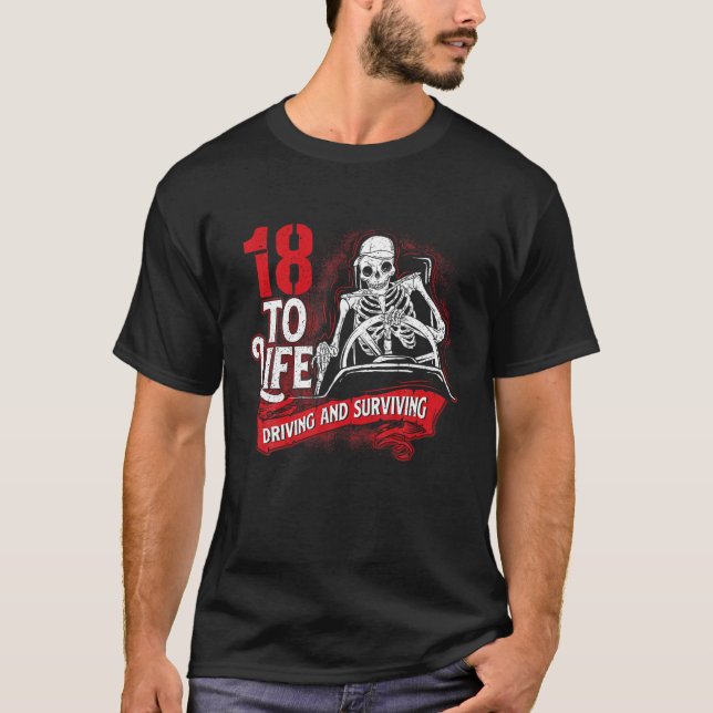 Camiseta 18 A Life Semi Conductor De Camión Gran Rig Trucki (Anverso)