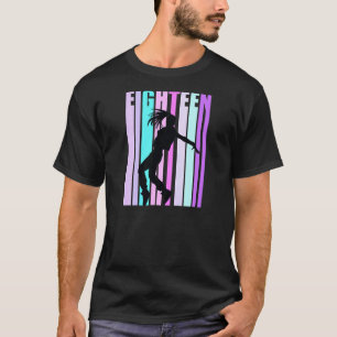 Camiseta 18 Aniversario De La Danza Para Chicas Bailarina D