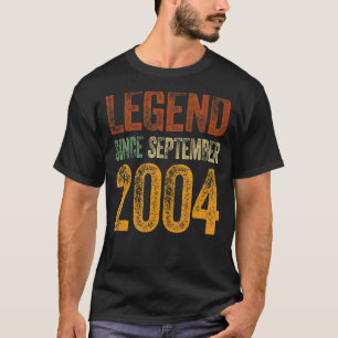 Camiseta 18 Aniversario de Septiembre Nacido 18 años de ley