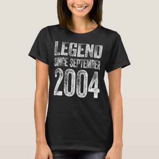 Camiseta 18 Aniversario de Septiembre Nacido 18 años de ley