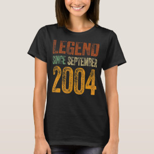 Camiseta 18 Aniversario de Septiembre Nacido 18 años de ley