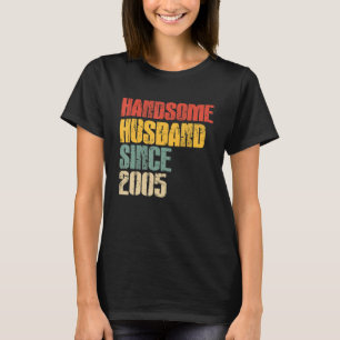 Camiseta 18 Aniversario del Boda de los hombres por su guap