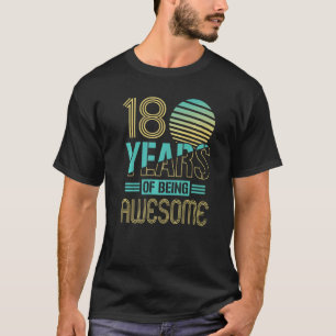 Camiseta 18 años 18 cumpleaños 16