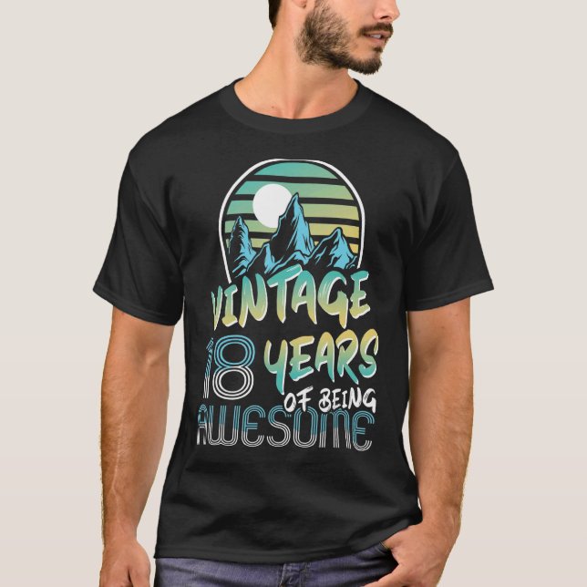 Camiseta 18 años 18 cumpleaños 6 (Anverso)