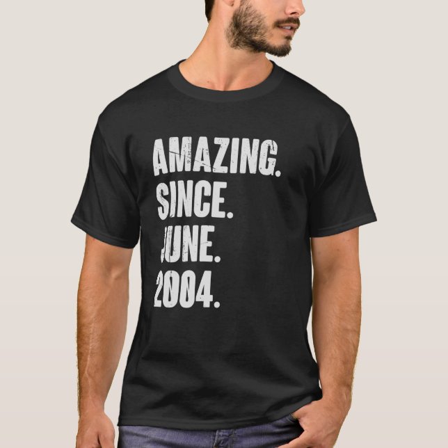 Camiseta 18 años de edad Increíble desde junio de 2009 (Anverso)