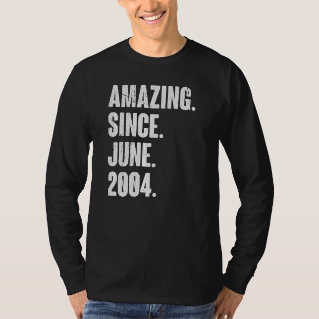 Camiseta 18 años de edad Increíble desde junio de 2009 (Anverso)