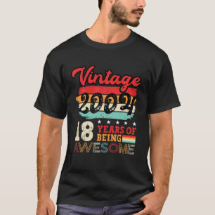 Camiseta 18 Años Idea De Guay Bday De 18 Años
