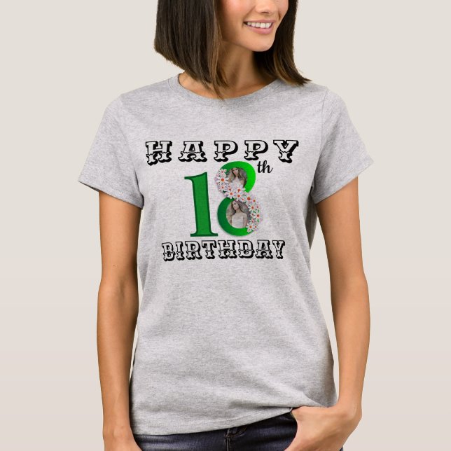 Camiseta 18 cumpleaños (Anverso)
