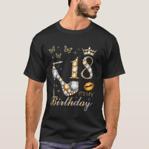 Camiseta 18 Cumpleaños Es Mi Fiesta de Cumpleaños 18 Años 1