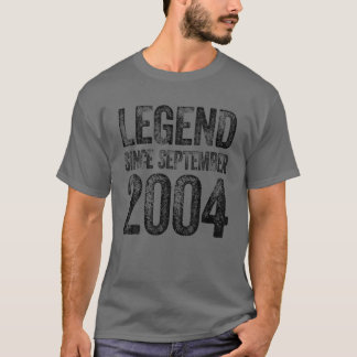 Camiseta 18 Cumpleaños Tee Septiembre Nacido 18 Años De Ley