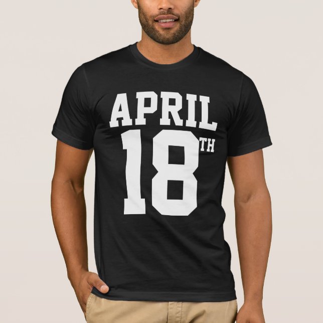Camiseta 18 de abril (Anverso)