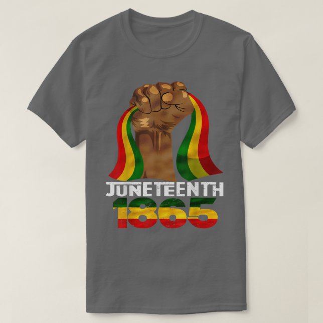 Camiseta 18 de junio 65 Poder afroamericano  (Diseño del anverso)