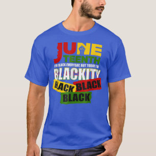 Camiseta 18 de junio Celebrando 1865 Soy Black Bla