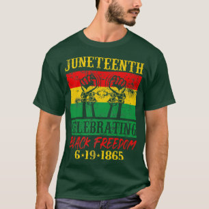Camiseta 18 de junio celebrando la libertad negra en África