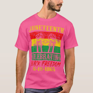 Camiseta 18 de junio celebrando la libertad negra en África