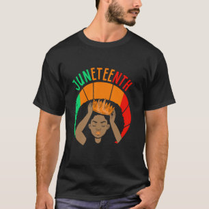 Camiseta 18 de junio de 1865 África América Negra Ee. Uu. A
