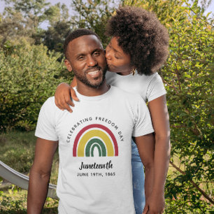 Camiseta 18 de junio de 1865 Arcoiris celebra el Día de la