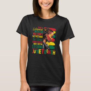 Camiseta 18 de junio de 1865 Bandera africana Reina negra a