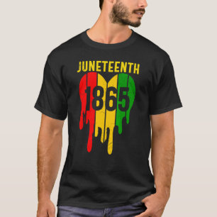Camiseta 18 de junio de 1865 Bandera afroamericana negra li