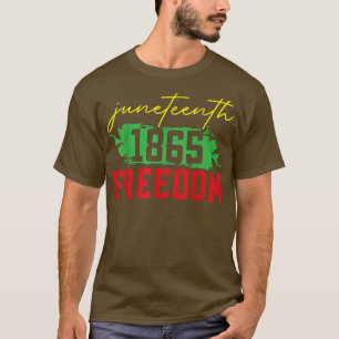 Camiseta 18 de junio de 1865 Día de la Libertad Africano-Am