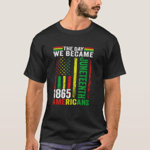 Camiseta 18 de junio de 1865 Libertad para hombres afroamer
