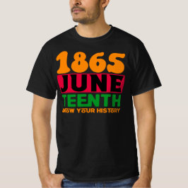 Camiseta 18 de junio de 1865, Orgullo afroamericano