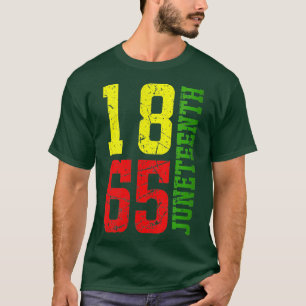 Camiseta 18 de junio de 1865 Orgullosa independencia afroam