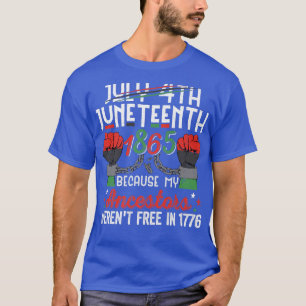 Camiseta 18 de junio de 1865 porque mis antepasados América